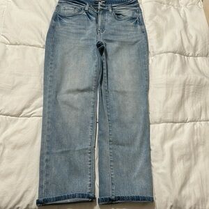 Fashion Nova crop Denim.